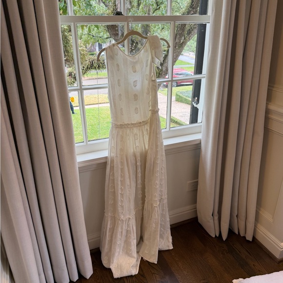 MIRTH Antibes White Handcrafted Maxi Dress Size M NWT - Picture 2 of 5